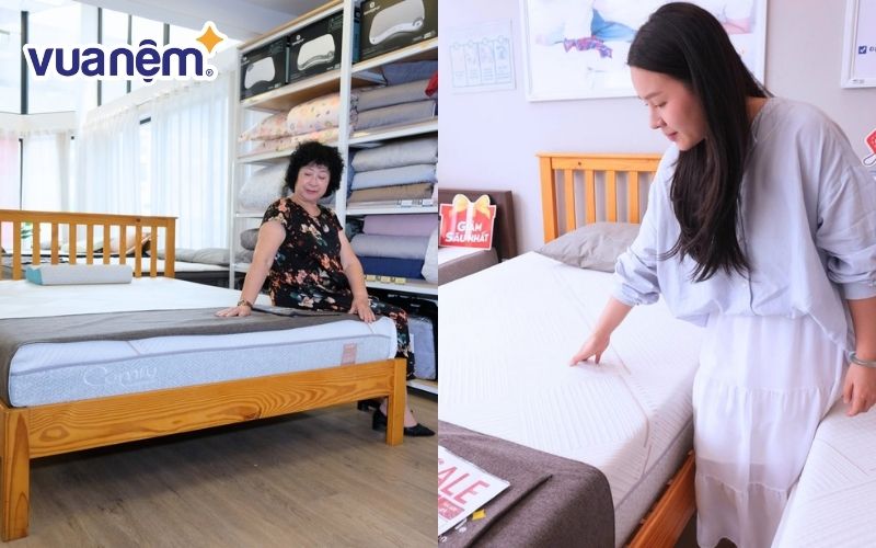 Lựa chọn đa dạng nệm foam tại Vua Nệm