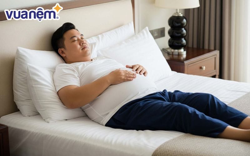 Người có cân nặng lớn nên tránh sử dụng nệm foam có mật độ thấp