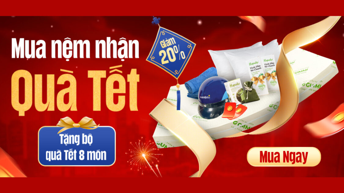 Mua nệm Gummi Classic - Tặng quà Tết 8 món