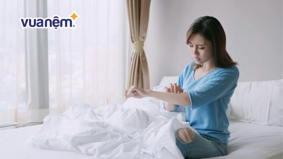 nằm nệm bị ngứa