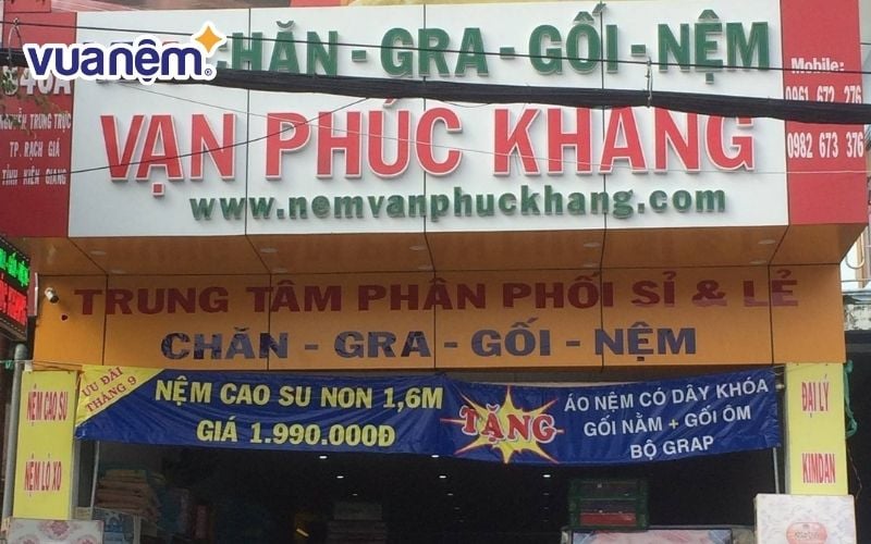 Nệm Vạn Phúc Khang - Phân phối nệm cao su non giá tốt