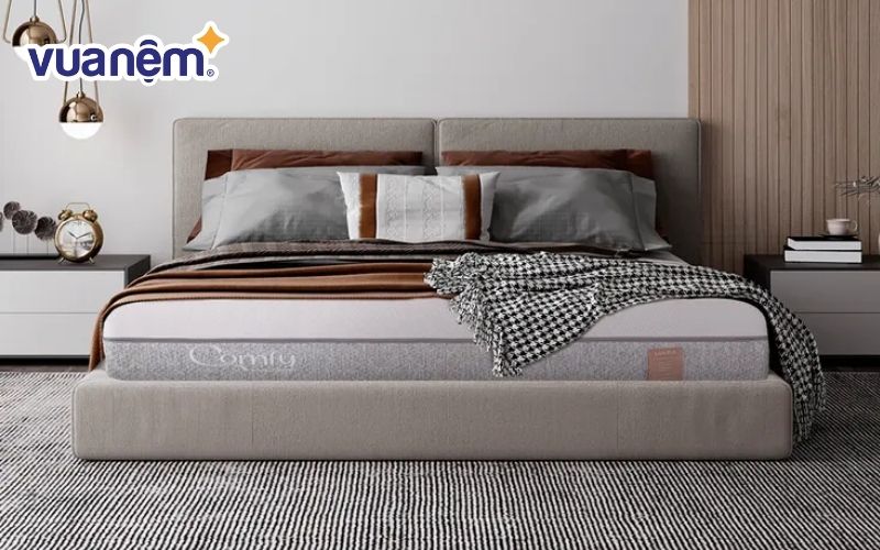 Nệm foam Comfy Lux 2.0 kháng khuẩn kép