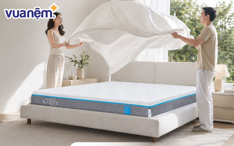 Nệm memory foam sở hữu rất nhiều ưu điểm