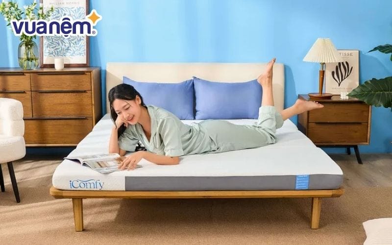 Nệm foam gấp 3 có độ đàn hồi tốt