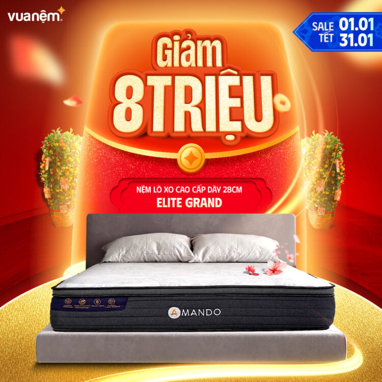 Nệm lò xo Amando Elite Grand