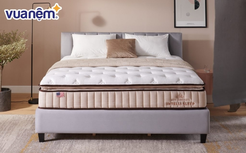 Nệm lò xo của Lady Americana thường nổi bật ở khả năng nâng đỡ ổn định
