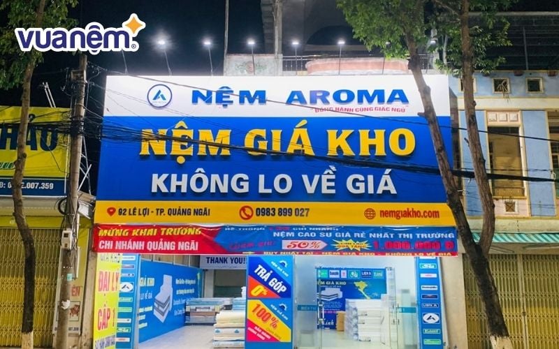 Nệm Giá Kho - Cung cấp nệm Quảng Ngãi giá rẻ