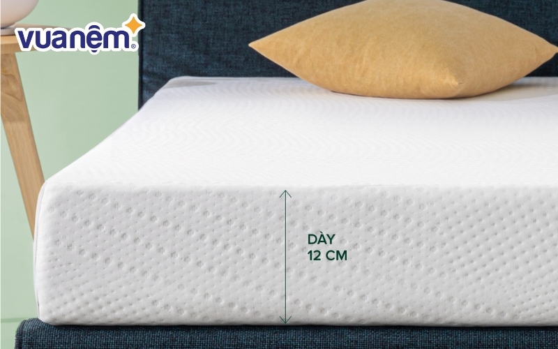 Nệm Zinus Memory Foam Mattress Extra 5in hỗ trợ bảo vệ cột sống hiệu quả