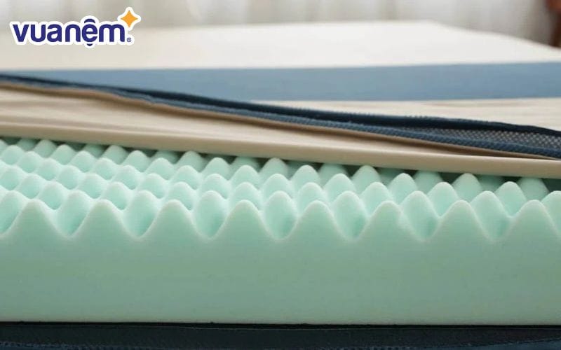 Nệm foam chống cháy được làm từ chất liệu PU Foam hoặc Memory foam