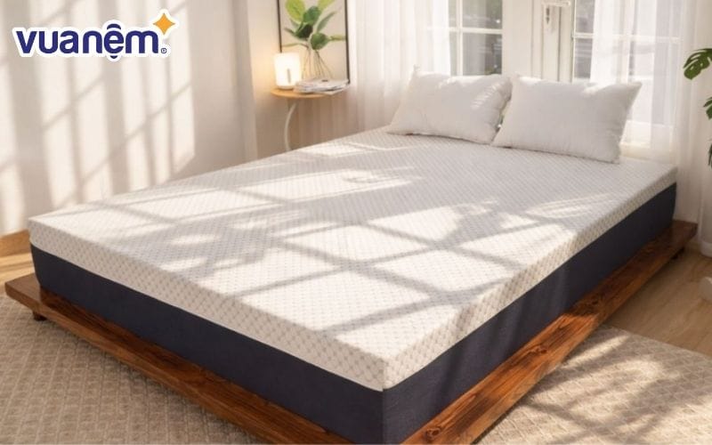Nệm foam trà xanh tạo cảm giác dễ chịu và thoáng khí