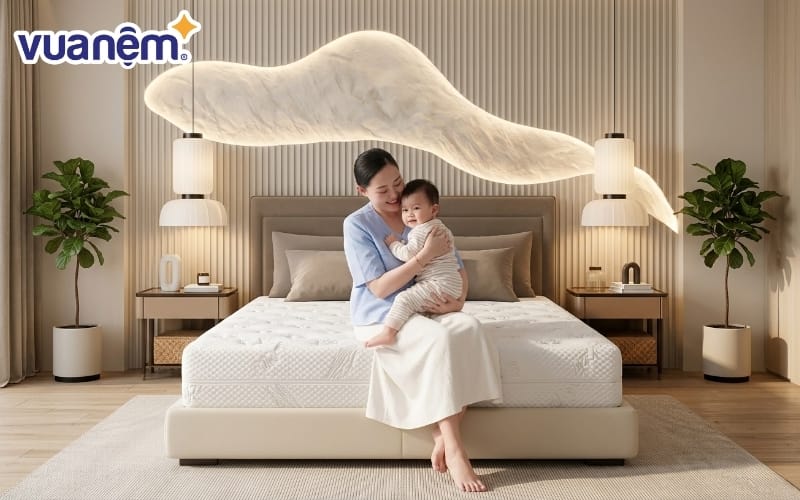 Chọn chiếc nệm phù hợp - Nâng niu giấc ngủ cho bé yêu