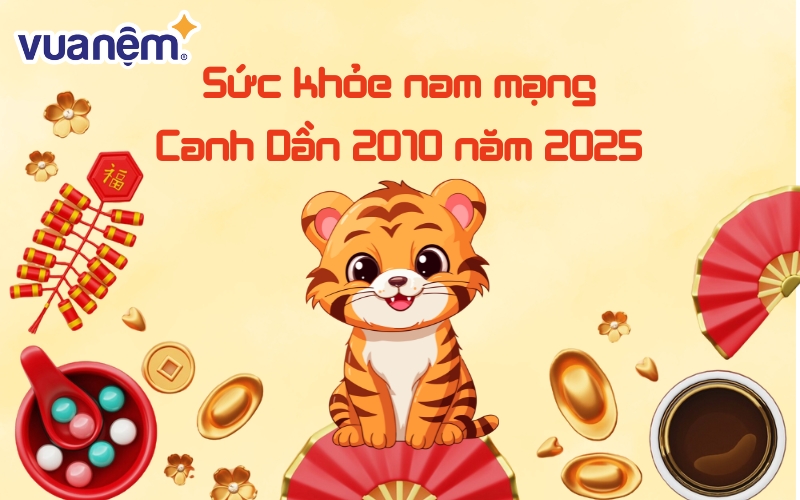 Sức khỏe của nam mạng Canh Dần trong năm 2025 nhìn chung ổn định.