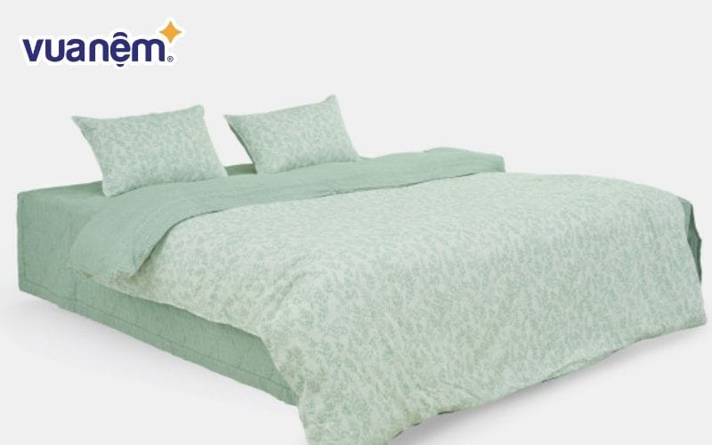 Bộ ga chăn chống thấm nước lá thạch thảo Everon