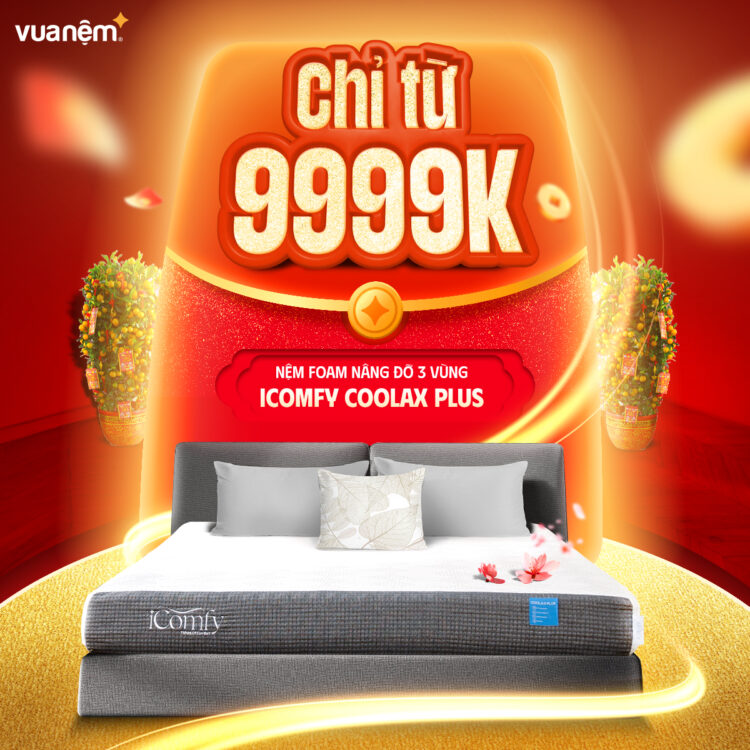 Nệm foam iComfy Coolax Plus