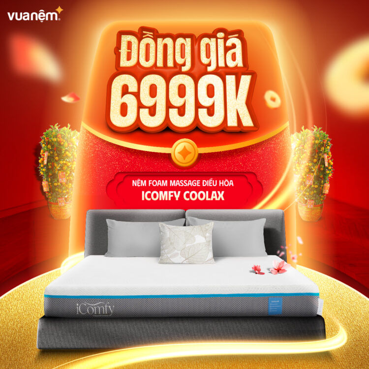 Nệm foam massage iComfy Coolax