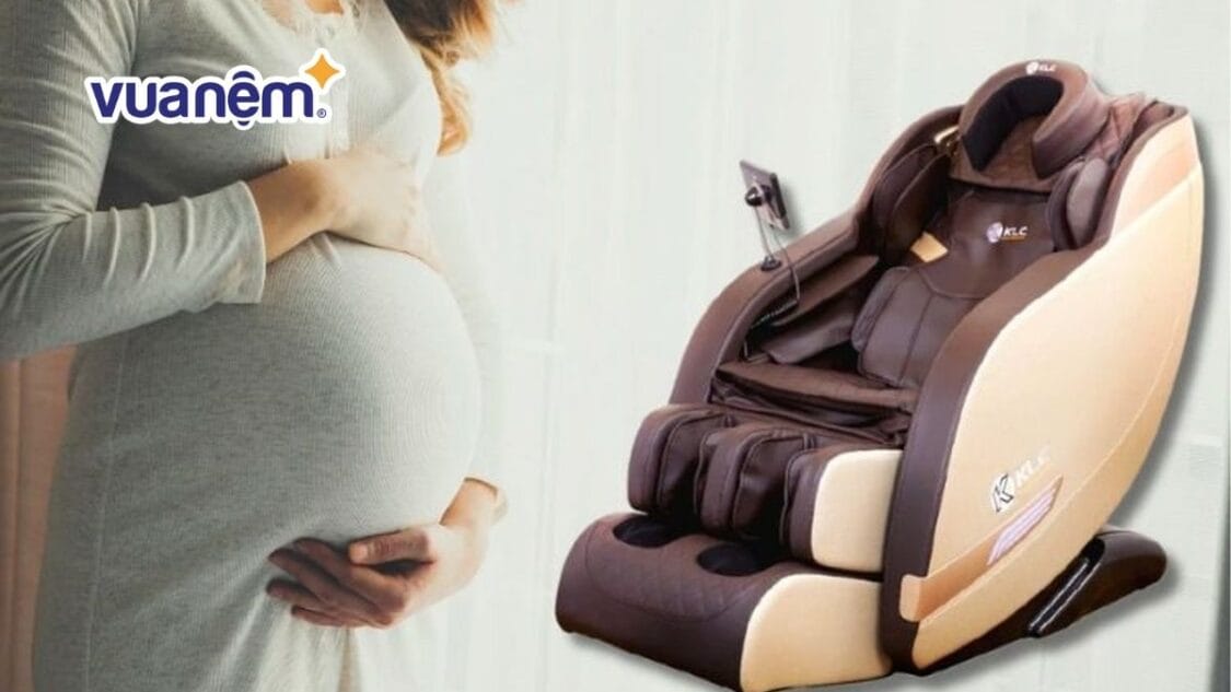 bầu ngồi ghế massage được không