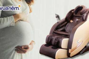 bầu ngồi ghế massage được không