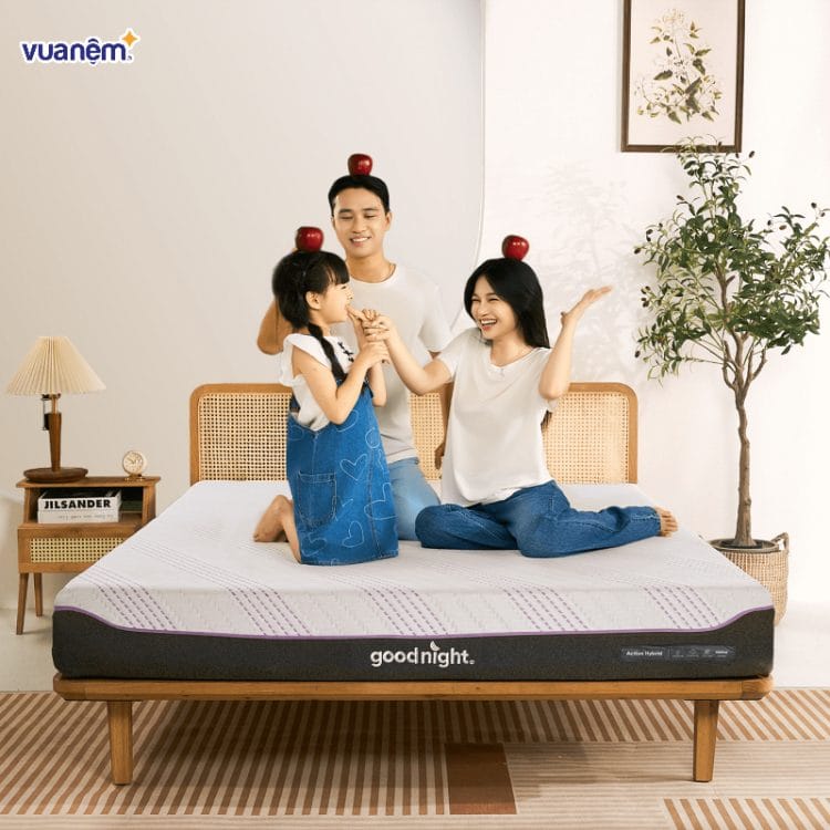 Nệm foam công nghệ Đức Goodnight Active Hybrid