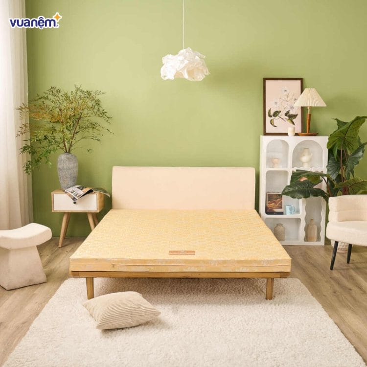 Nệm bông ép Wonjun Pure Carbon kháng khuẩn