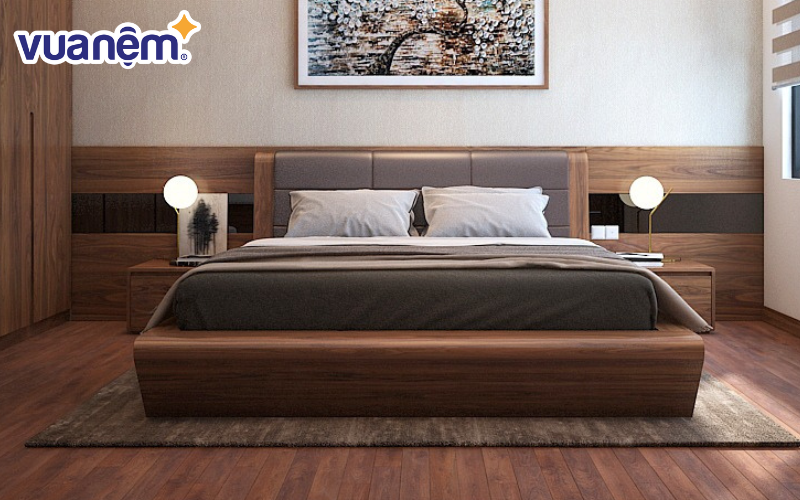 Kiểu dáng giường phòng ngủ phù hợp với phong cách thiết kế của căn phòng