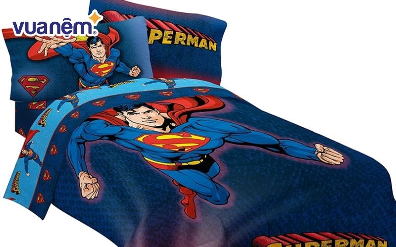 Chăn siêu nhân cho bé Superman