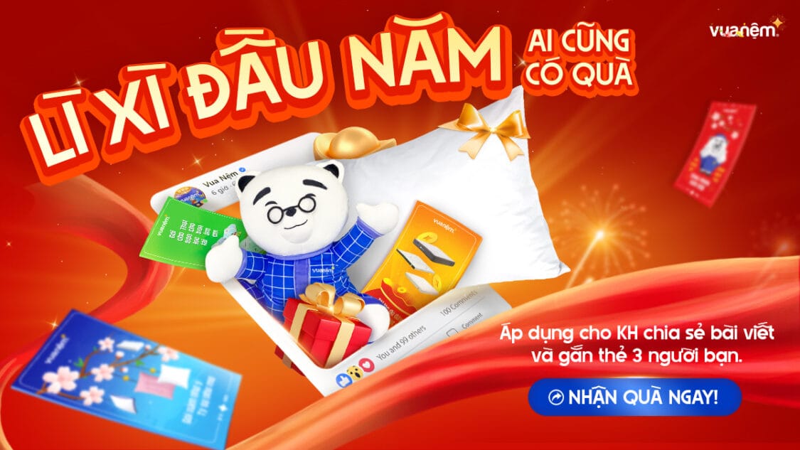 Chào năm mới - Tới Vua Nệm có quà