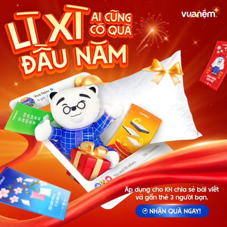 Vua Nệm lì xì đầu năm - Ai cũng có quà