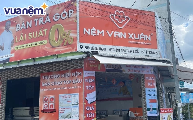 Mua nệm giá rẻ, đa dạng mẫu mã tại Vạn Xuân