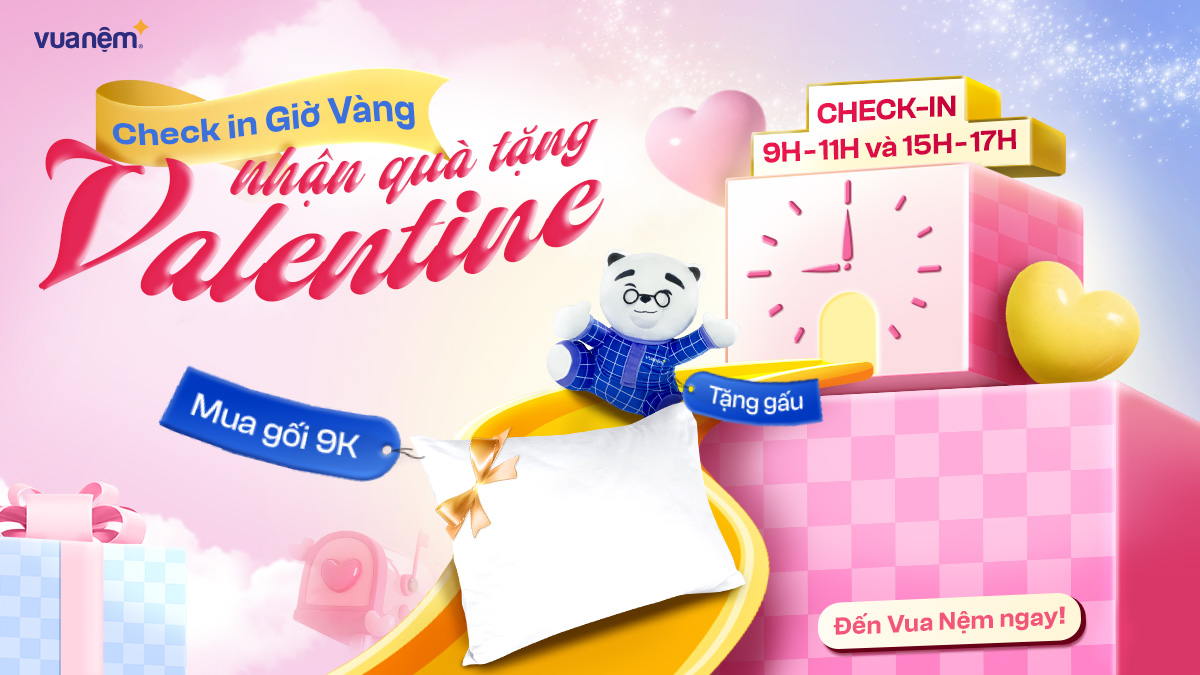 Valentine yêu thương, đến Vua Nệm nhận món quà ý nghĩa