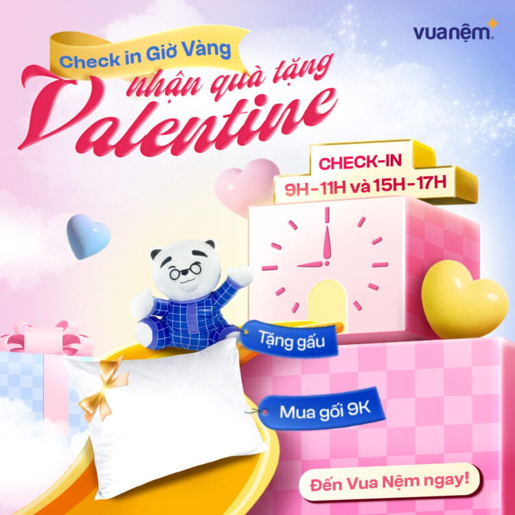 Valentine yêu thương, đến Vua Nệm nhận món quà ý nghĩa