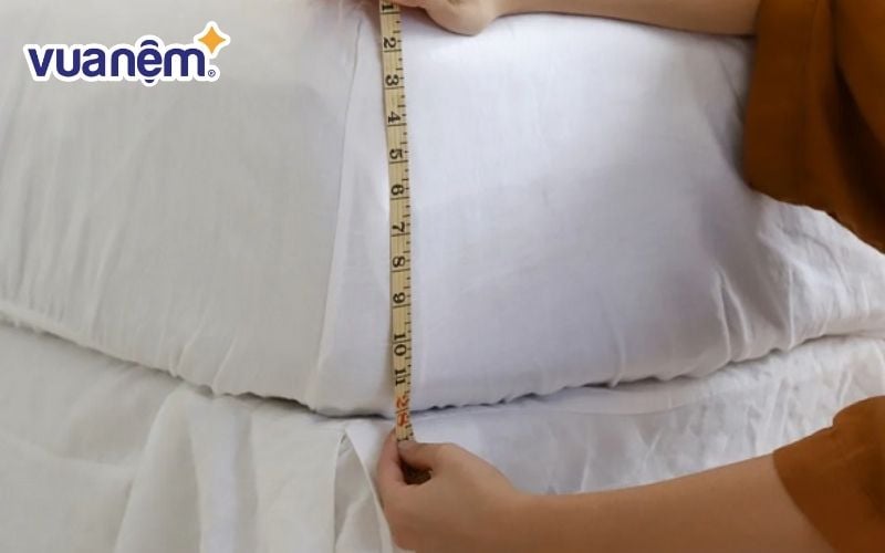 Đo kích thước nệm chính xác để chọn được ga giường vừa khít