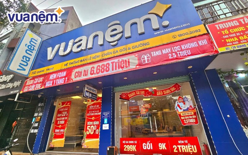 100% sản phẩm của Vua Nệm đều được cam kết về nguồn gốc và chất lượng kể từ khi ra mắt thị trường vào năm 2007