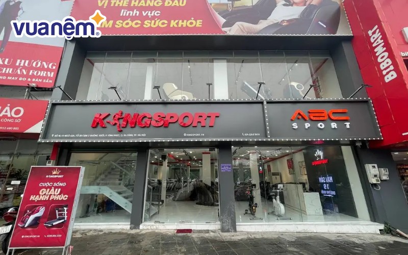 Kingsport là thương hiệu ghế massage và thiết bị chăm sóc sức khỏe uy tín tại Việt Nam