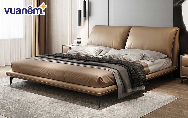 Đệm đầu giường bọc da đẹp Topsofa