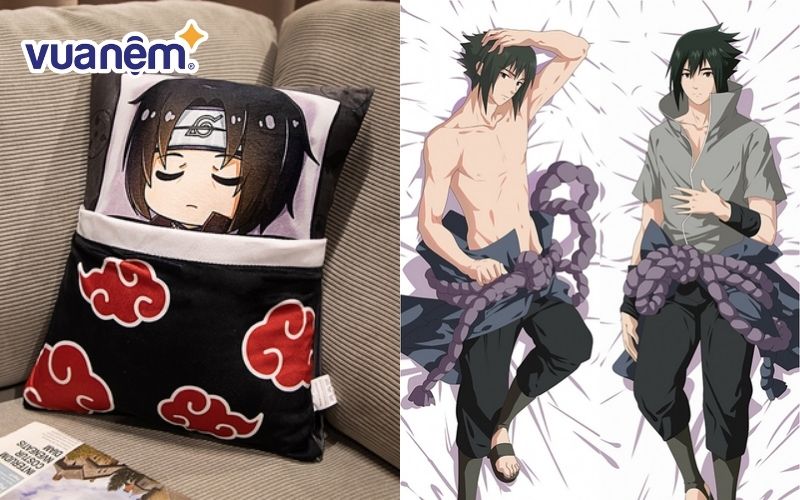 Gối ôm anime nam Sasuke