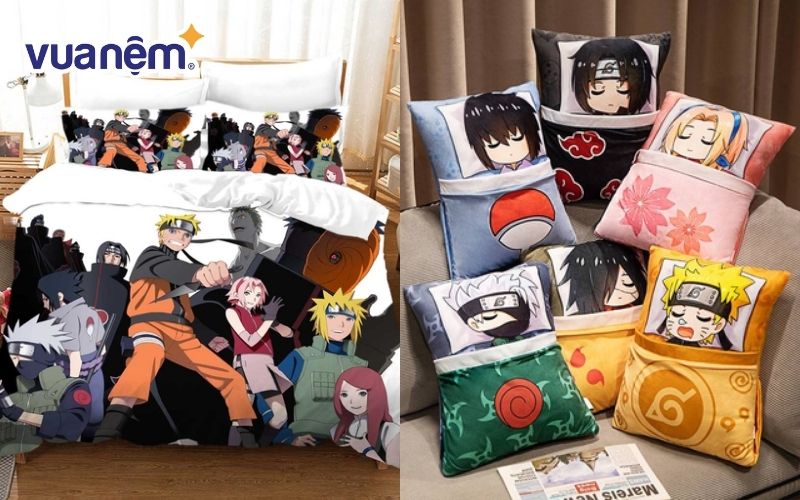 Gối anime nhồi bông Naruto