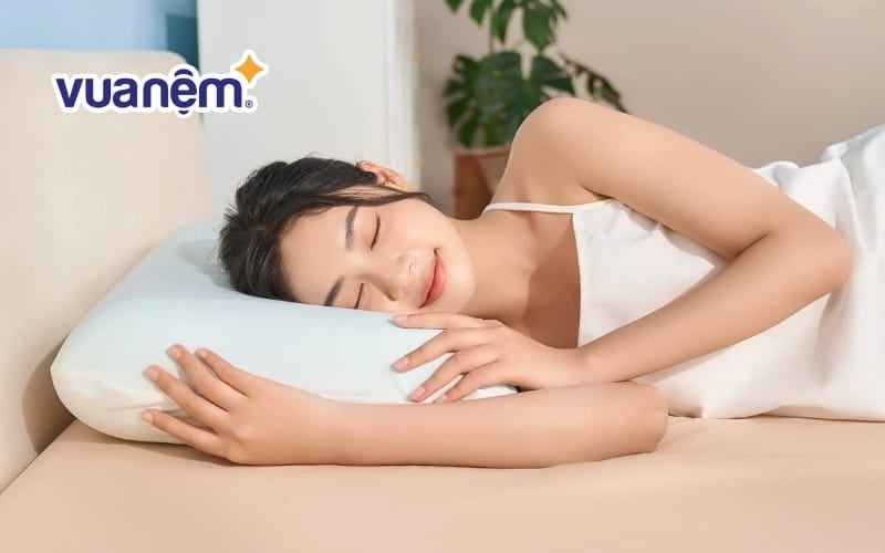 Gối foam iComfy Sofy Air mát mẻ, thoáng khí