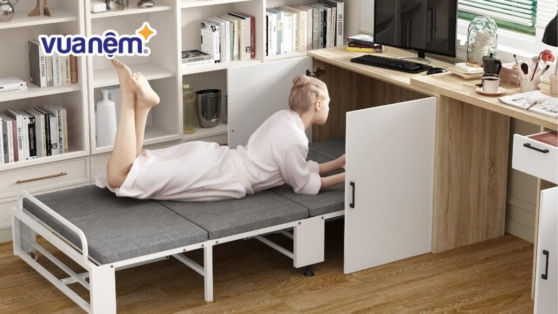 mẫu giường gấp văn phòng