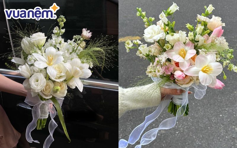 Hale Florist chuyên thiết kế các mẫu hoa cưới thanh lịch, nhẹ nhàng