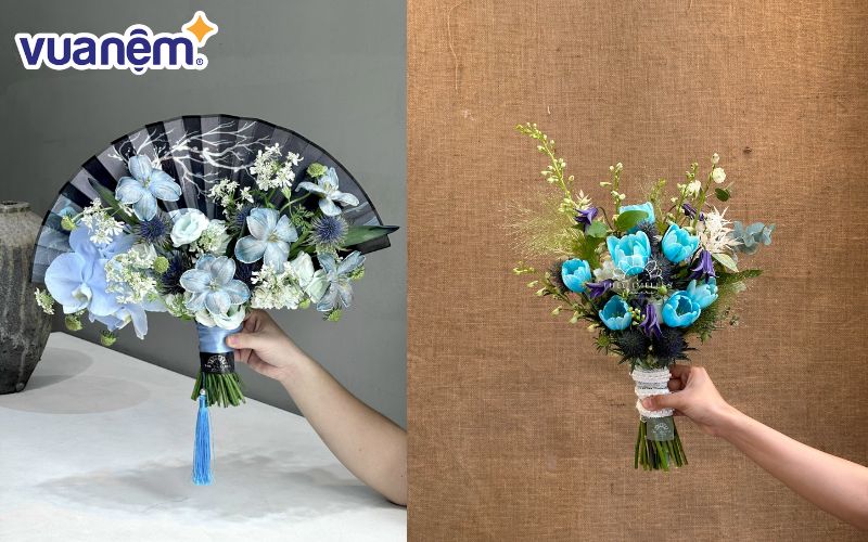 Tulip xanh dương - ứng cử viên sáng giá khác trong làng hoa cưới