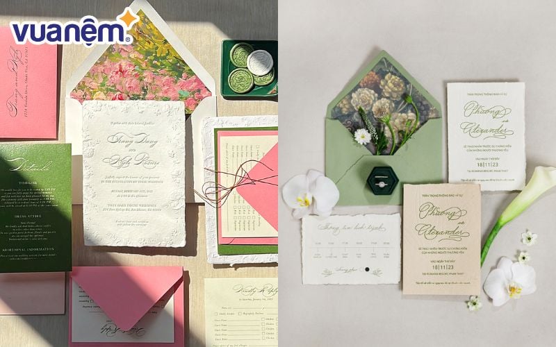 NINSIE Wedding Paper với các thiết kế thiệp cưới có nguồn cảm hứng quốc tế