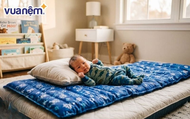 Lưu ý cần biết khi sử dụng nệm nước cho trẻ