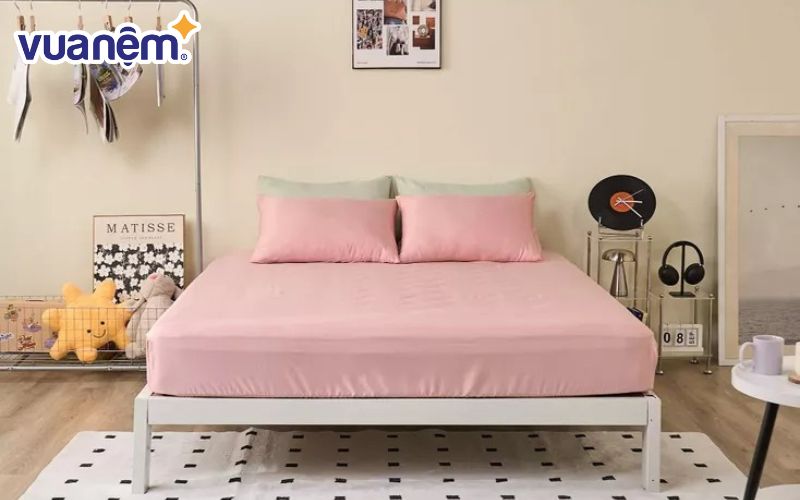 Mệnh Thổ chọn chăn ga gối màu gì - Bộ ga tencel Goodnight Airsilk