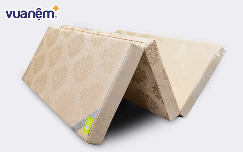 Đệm bông ép 1m2 x 1m9 Everhome vỏ gấm