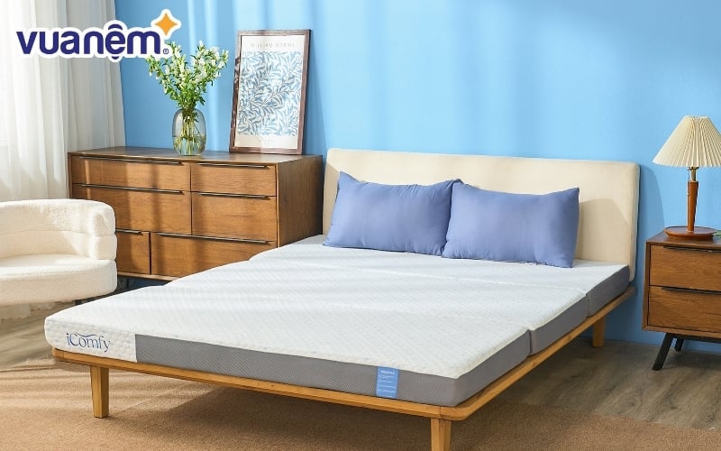 Nệm foam iComfy Fold 4.0 gấp 3