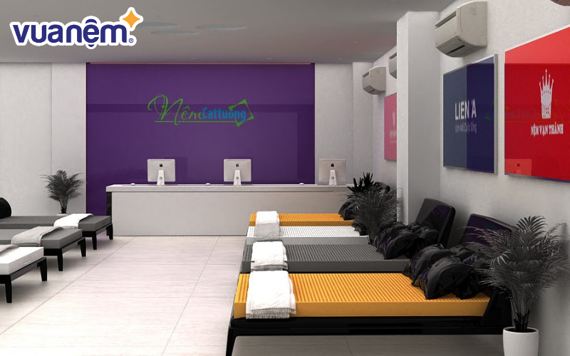 Showroom Nệm Cát Tường là địa chỉ bán chăn ga gối nệm quận 11 uy tín.