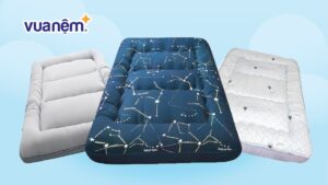 Top 10 mẫu topper nệm 1 người nằm được ưa chuộng năm 2025