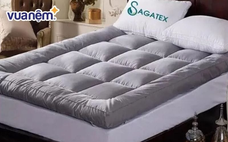 Topper nệm 10cm nguyên tấm Sagatex