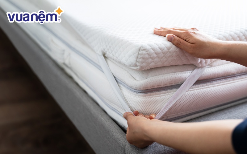 Topper khắc phục nhược điểm của những chiếc đệm có khả năng hấp thụ nhiệt và kháng khuẩn kém