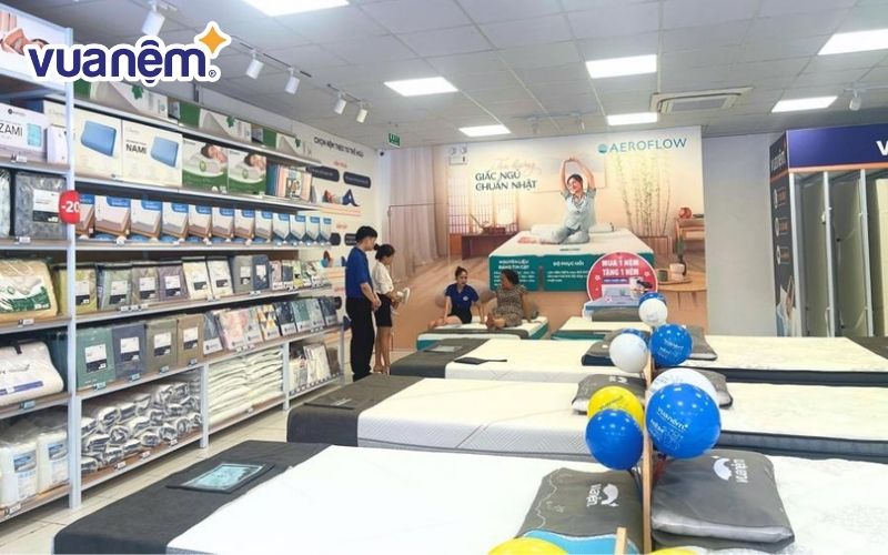 Mua nệm cao su thiên nhiên chính hãng chất lượng tại Vua Nệm